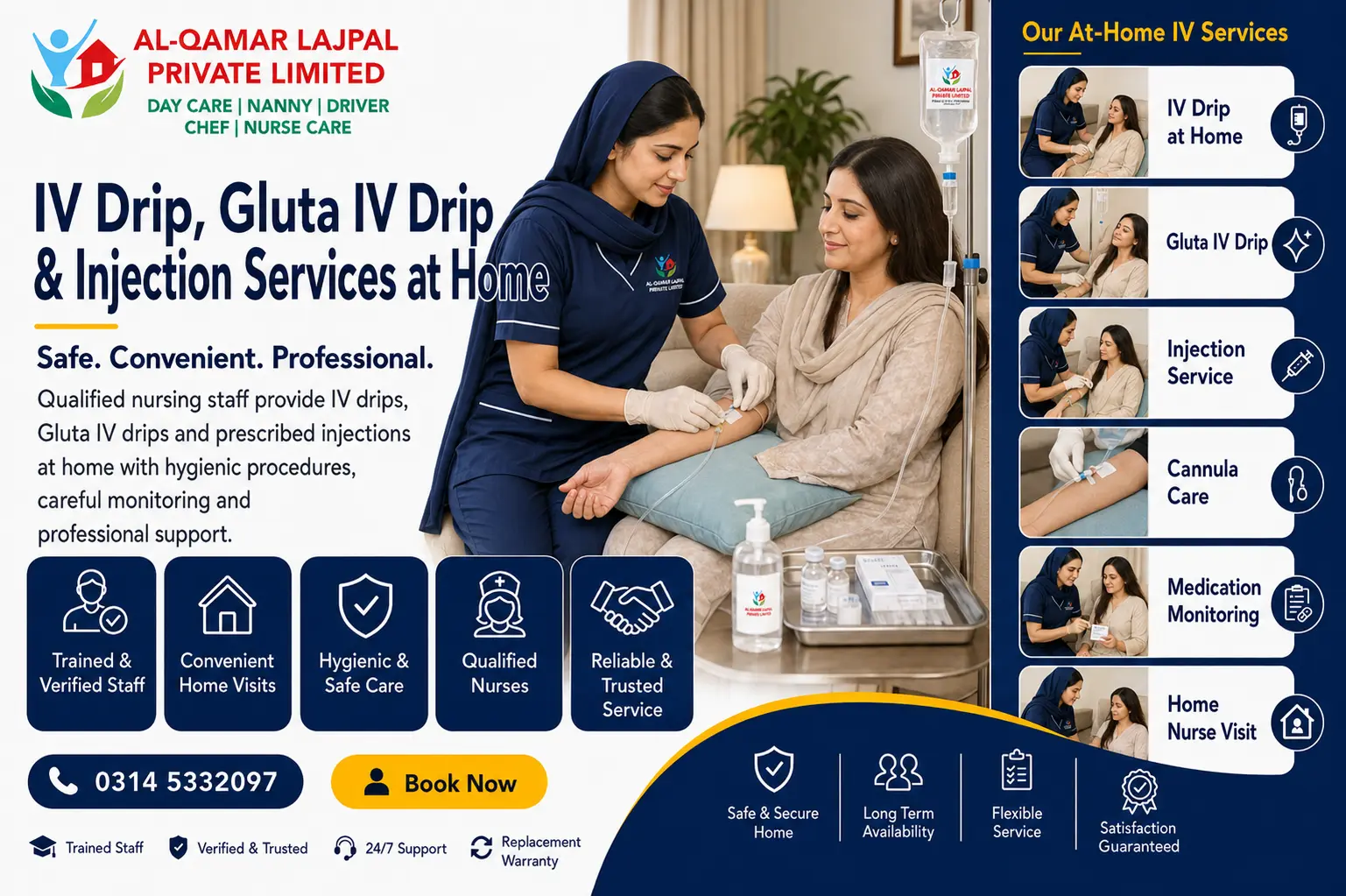 IV Drip, Gluta IV Drip & Injection Services at Home