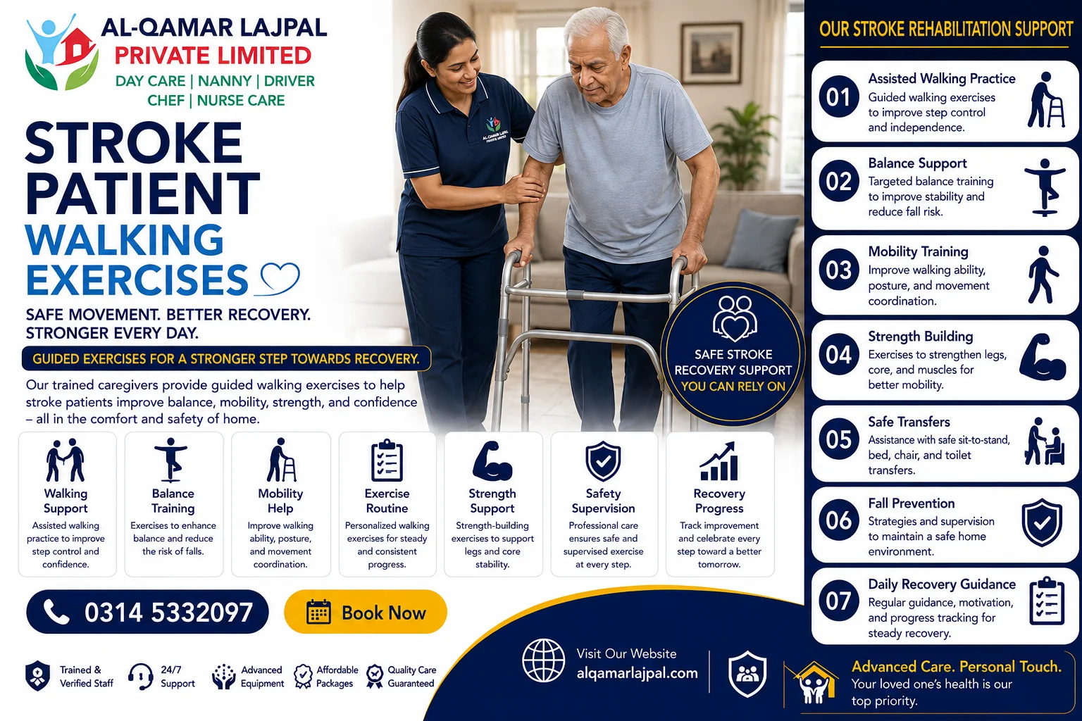 Stroke Patient Walking Exercises Islamabad